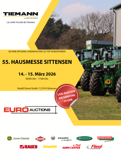 55. Hausmesse in Sittensen | 14. & 15. März 2026