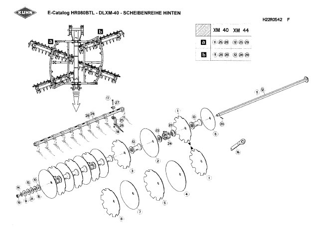 Kuhn Scheiben gezackt und rund - Soil cultivation crop - Other