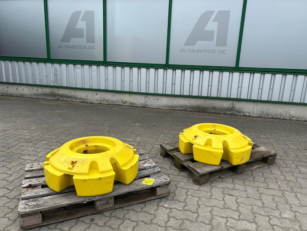 John Deere 620 kg innenliegend - Räder + Reifen + Felgen - Radgewicht