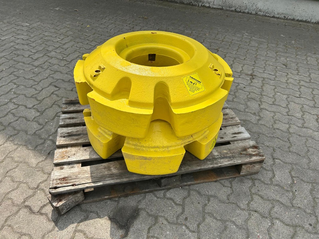 John Deere 620 kg innenliegend - Räder + Reifen + Felgen - Radgewicht
