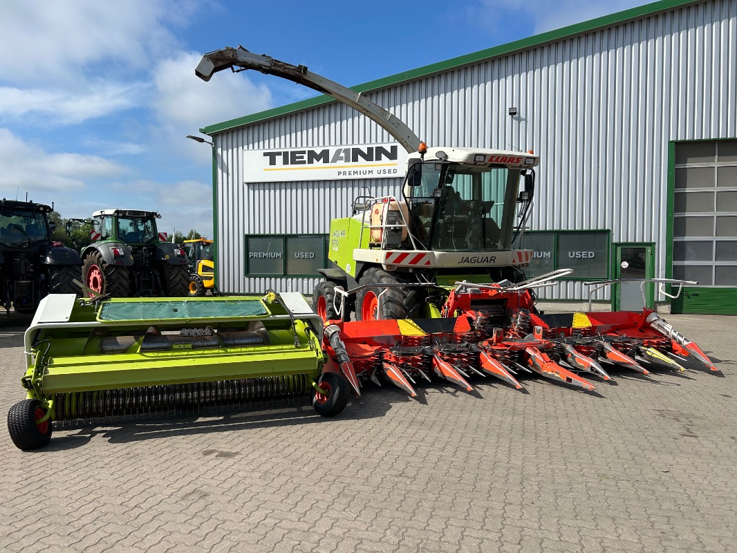 CLAAS Jaguar 870 mit Kemper 360 und PU - Feldhäcksler